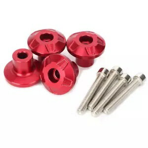 ヤマハ MT-07 FZ-07 MT09 レッドアルミフロントフェンダーネジボルトフォークプロテクター For Yamaha MT-07 FZ-07 MT09 RED Aluminum Front Fender Screw Bolt Fork Protector