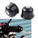 ブラック ハンドグリップ バーエンドキャップ ストリート/スピードツイン T120 2016-2020 17 18 19用 Black Hand Grips B...