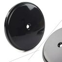 ステージ 1 エアフィルター スムース外蓋 ハーレー ダイナ ソフテイル ロードキング用 ブラック- Stage 1 Air Filter Smooth Outer Lid for Harley Dyna Softail Road King Black-(2)