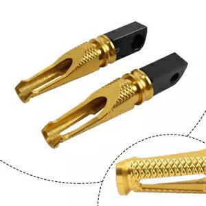 ゴールドリアフットレストフットレスト Kawasaki ZXR250 ZR250 ZZR400 ZZR1100 ZR7- Gold Rear Footres..