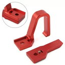 CNC フロントブレーキケーブルクランプラインガイドフィットヤマハ YZ125 YZ250 YZ250F YZ80 85 レッド CNC Front Brake Cable Clamp Line Guide Fit Yamaha YZ125 YZ250 YZ250F YZ80 85 Red(2)