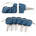 5x 点火スターターキー 14601 82030143 オランダトラクター重機部品用 5x Ignition Starter Keys 14601 82030143 For Holland tractor Heavy Equipment Part