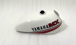 ޥ 1974 GT80 1973 GT1 GT MX ۥ磻륬ǳ/Ŭ Yamaha 1974 GT80 1973 GT1 GT MX White Painted Steel Petrol Fuel Tank /Fit For