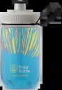 POLAR BOTTLE キッズスポーツ保冷ボトル -花火-アジュールブルー- INS12OZ01 POLAR BOTTLE INS12OZ01 Kids Sport Insulated Bottle - Fireworks - Azure Blue -
