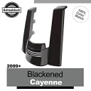 ハーレーツーリング用 BLACKENED CAYENNE デュアルノーカットストレッチリアフェンダーエクステンション For Harley Touring BL...
