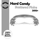 ハーレーロードグライドハードキャンディーシャッタードフレークアドバンブラックヘッドライトベゼル15+用 For Harley Road Glide HARD C...