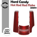ハーレー用 2 in 1 ストレッチ リアフェンダー エクステンション ハードキャンディー ホットロッド レッドフレーク For Harley 2 into 1...
