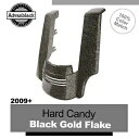 ハーレー用 2 in 1 ストレッチ リアフェンダー エクステンション ハードキャンディ ブラック ゴールド フレーク For Harley 2 into 1 ...