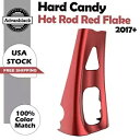 ハード キャンディ ホットロッド レッド フレーク ABS チン スポイラー 2017 年以降のハーレーダビッドソン M8 に適合 Hard Candy Hot...