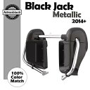 2014 年以降のハーレー ツーリング ブラック ジャック メタリック Advanblack 下部ベンテッド フェアリングに適合 Fits 2014+ Harley Touring BLACK JACK METALLIC Advanblack Lower Vented Fairing