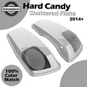 ハード キャンディ シャッタード フレーク 5x7 インチ サドルバッグ スピーカー蓋 2014+ ハーレー用 Hard Candy Shattered Fla...