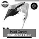14 歳以上のハーレー ツーリング用ハード キャンディ シャッタード フレーク ストレッチ拡張サイド カバー For 14+ Harley Touring HA...