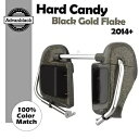 2014 年以降のハーレー ツーリング ハード キャンディ ブラック ゴールド Advanblack 下部ベンテッド フェアリングに適合 Fits 2014+ ...