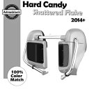 2014 年以降のハーレー ツーリング HARD CANDY SHATTERED Advanblack 下部ベンテッド フェアリングに適合 Fits 2014+...