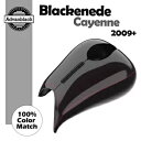 黒くなったカイエン ストレッチ タンク カバー ピンストライプ ハーレー ツーリング 2008+ に適合 Blackened Cayenne Stretched...