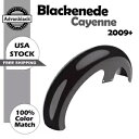 ブラック カイエン 21 インチ リビール ラッパー ハガー フロント フェンダー 2009 年以降のハーレーに適合 Blackened Cayenne 21 ...