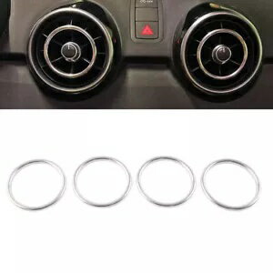 センターコンソール AC エアコンベントアウトレットインナーリングカバートリムフィットアウディ A1 S1 Center Console AC Air Condition Vent Outlet Inner Ring Cover Trim Fit Audi A1 S1