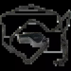 アトランティス A2700 ホイッスル コード付き ブラック ATLANTIS A2700 WHISTLE CORDED BLACK