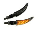 新しいミニインジケーター、インジケーターLEDカーボンクリアE-オートバイ用- New Mini Indicator, Indicator LED Carbon...
