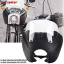 ヘッドライトフェアリングマスク 9インチ ショートフロントガラス ハーレーソフテイル ストリートボブ 2018-21用 Headlight Fairing Mask 9" Short Windshield For Harley Softail Street Bob 2018-21