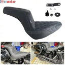 ハーレーローライダー FXLRST FXLRS FXLR FLSB クラブスタイルシート レザーゲルパッド付き For Harley Low Rider FXLRST FXLRS FXLR FLSB Club Style Seat W/ Leather Gel Pad