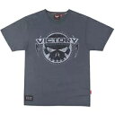 Victory Motorcycle 新しい OEM メンズ ブルー ボルト スカル T シャツ、M、286618503 Victory Motorcycle New OEM Men's Blue Bolt Skull Tee Shirt, Medium, 286618503