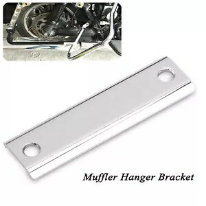 オートバイクロームマフラーハンガーブラケットハーレーロードグライドカスタム FLTRX FLTR Motorcycle Chrome Muffler Hanger Bracket For Harley Road Glide Custom FLTRX FLTR