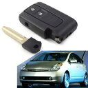 2 ボタン スマート リモート キー フォブ シェル ケース トヨタ プリウス 2004-2009 ノーカットブレード用 2 Button Smart Remote Key Fob Shell Case for Toyota Prius 2004-2009 Uncut Blade