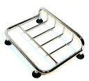 オールドスクール クローム ツアーパック 荷物ラック 10インチ x 7インチ ハーレー FL 1949-1965 & カスタム OLD SCHOOL CHROME TOUR PACK LUGGAGE RACK 10