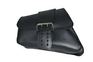 ϡ졼 2004 UP ݡĥ ֥å 쥶 ¦ɥХå 磻ɥȥåդ HARLEY 2004 UP SPORTSTER BLACK LEATHER LEFT SIDE SADDLE BAG WITH WIDE STRAP