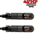 ミニ LED ブレットインジケーター ペア ブラックアウト スモーク リーガル スズキ SV 650 S用 Mini LED Bullet Indicators Pair Blacked Out Smoked Legal for Suzuki SV 650 S