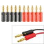 4mm金メッキオーディオスピーカーワイヤーケーブルネジバナナプラグコネクタアダプター 4mm Gold Plated Audio Speaker Wire Cable Screws Banana Plug Connector Adapter 52,800円