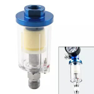 1/4インチ コンプレッサースプレーペイントガン用インラインエアオイルウォーターフィルタートラップ 1/4