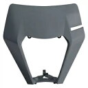 Polisport ヘッドライトマスク ナルド グレー 8666800003 Polisport Headlight Mask Nardo Grey 8666800003