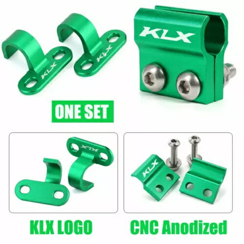 フロントリアブレーキホースケーブルガイドクランプホルダー KAWASAKI KLX450R 2008-2019 Front Rear Brake Hose Cable Guide Clamp Holder For KAWASAKI KLX450R 2008-2019(2)