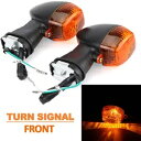 フロントターンシグナルライトインジケーターカワサキ KLE400 KLE500 忍者 250R 500 500R Front Turn Signal Light Indicator For KAWASAKI KLE400 KLE500 NINJA 250R 500 500R(2)