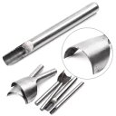 5-50MM Leather Craft Half-Round Cutter Punch Strap Tools Belt Wallet End DIY 5-5...