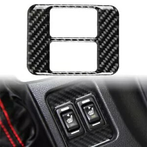 Carbon Fiber Center Console Heating Button Trim For Subaru BRZ Toyota 86 2013-17 Carbon Fiber Center Console Heating Button Trim For Subaru BRZ Toyota 86 2013-17