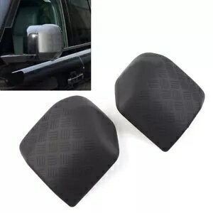 2Pcs Exterior Rear View Mirror Cover Trim For Land Rover Defender 90 110 2020-23 2Pcs Exterior Rear View Mirror Cover Trim For Land Rover Defender 90 110 2020-23