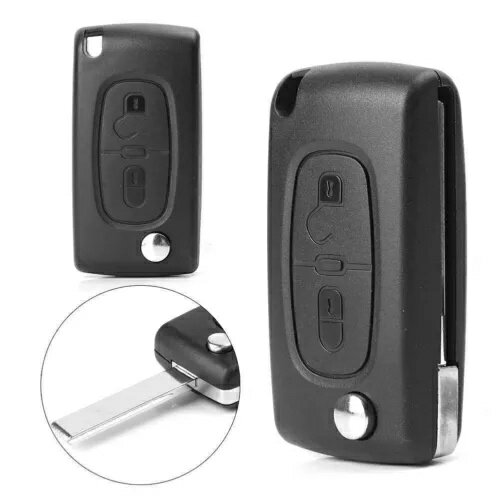 2-Button Remote Fob Case Fold Key Flip Shell For Peugeot 207 307S 308 407 607 2-Button Remote Fob Case Fold Key Flip Shell For Peugeot 207 307S 308 407 607