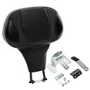 ブラック ライダー ドライバー バックレスト パッド ハーレー ツーリング ロード エレクトラグライド 09-21 に適合 Black Rider Driver Backrest Pad Fit For Harley Touring Road Electra Glide 09-21(2)