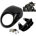 ABS ヘッドライトフェアリングマスクハーレースポーツスター XL 1200 XL 883 ダイナ 1973-UP に適合 ABS Headlight Fairing Mask Fit For Harley Sportster XL 1200 XL 883 Dyna 1973-UP
