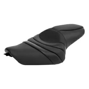 ブラック運転席助手席クッションハーレースポーツスターXL883 XL1200 04-22に適合 Black Driver Passen..