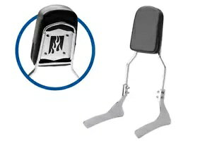 シーシーバー背もたれ助手席パッド 2000-2004 スズキ VL1500 イントルーダー用 Sissy Bar Backrest Passenger Seat Pad For 2000-2004 Suzuki VL1500 Intruder 【並行輸入品】