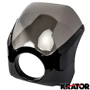 ハーレーダビッドソン ソフテイル スプリンガー ヘリテージ クラシック用ヘッドライト フェアリング ブラック Headlight Fairing Black For Harley Davidson Softail Springer Heritage Classic 
