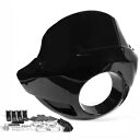 16.5インチ H ブラックアウト ヘッドライト フェアリング ハーレーダビッドソン スポーツスター 2007-2008用 16.5"H Blackout Headlight Fairing For Harley Davidson Sportster 2007-2008