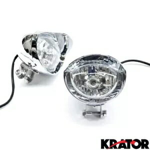 ホンダ VT シャドウスピリット ヴェロレックス デラックス 600 750 1100 用パッシングフォグランプ Passing Fog Light For Honda VT Shadow Spirit Velorex Deluxe 600 750 1100 【並行輸入品】