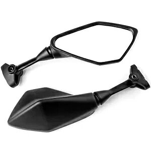 ブラックオートバイミラーペアホンダ VFR 500 750 800 1000 インターセプター用 Black Motorcycle Mirrors Pair For Honda VFR 500 750 800 1000 Interseptor 