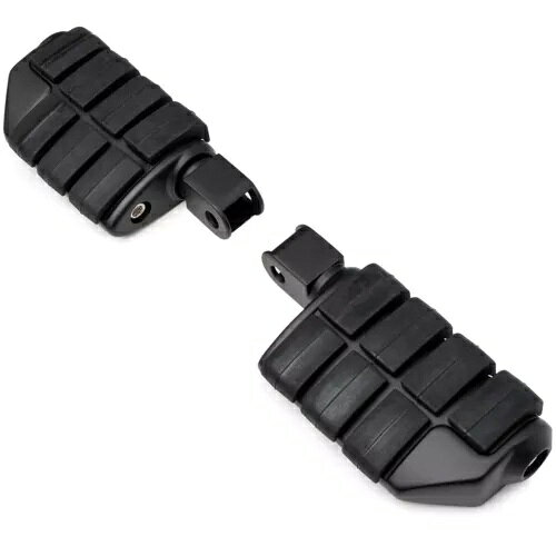 ブラック Dually スタイル フットペグ ホンダ 1100 シャドウ セイバー 2000-2007 (リアのみ) Black Dually Style Foot Pegs For Honda 1100 Shadow Sabre 2000-2007 (Rear Only) 