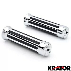 オートバイハンドグリップ 1インチ ハーレーダビッドソン ソフテイル スプリンガー ヘリテージ クラシック用 Motorcycle Hand Grips 1" For Harley Davidson Softail Springer Heritage Classic 